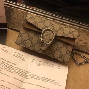 Gucci super mini gg supreme Dionysus